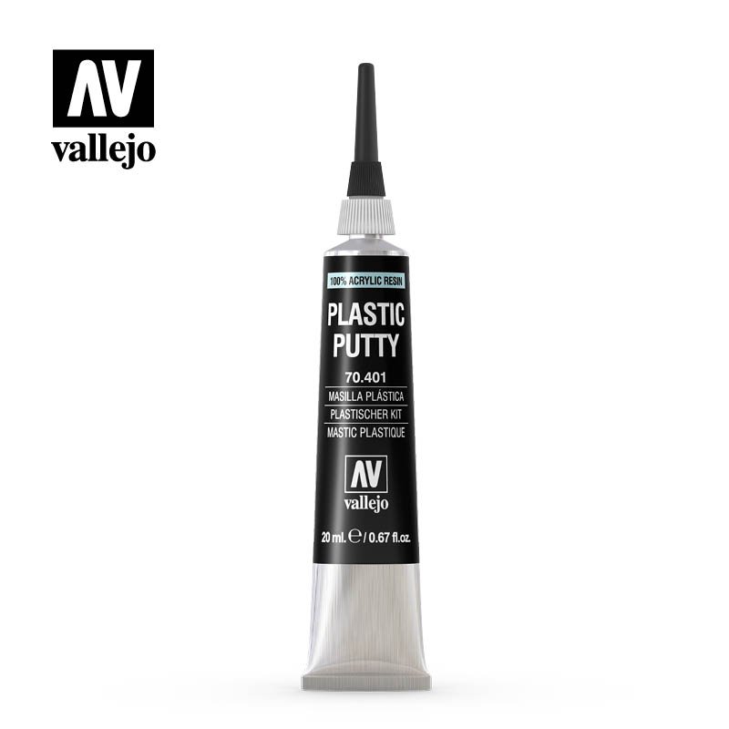 MASILLA PLASTICA PARA MODELISMO VALLEJO 20 ml - WHITE PUTTY