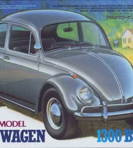 MODELO ESCALA 1:24 Tamiya Volkswagen 1300 Beetle (1966 Model)