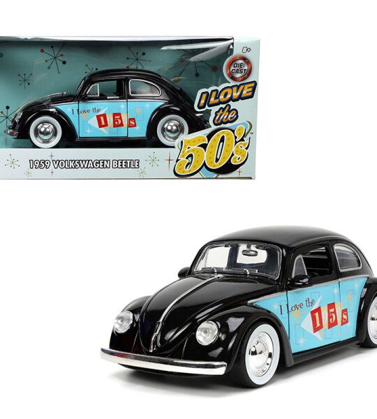 MODELO ESCALA 1:24 I Love The 50’s – 1959 Volkswagen Beetle Limited Edition