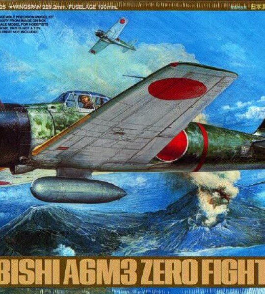 MODELO ESCALA 1:48 Tamiya Mitsubishi A6M3 Zero Fighter (Hamp)